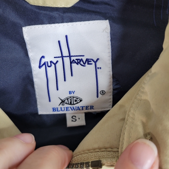 Mens Guy Harvey Zip Front Jacket Size Small and Baseball Cap - Picture 5 of 16